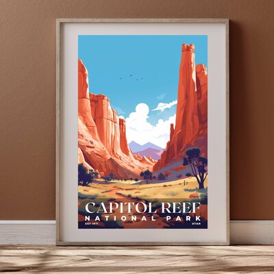 Capitol Reef National Park Poster, Travel Art, Office Poster, Home Decor | S3 - image4